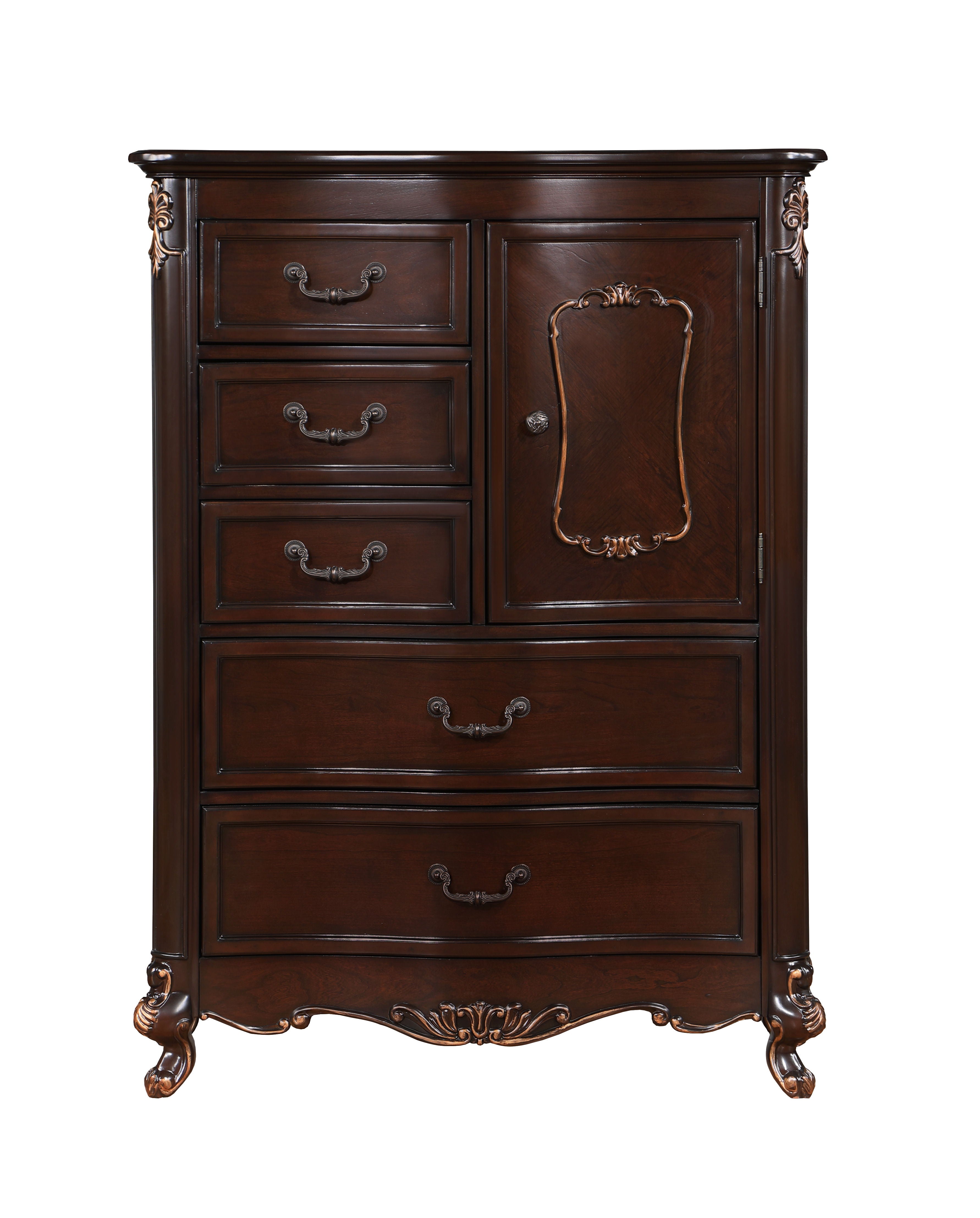 Constantine - Chest - Cherry - Premium Door Chests from New Classic - Just $975! Shop now at brett interiors