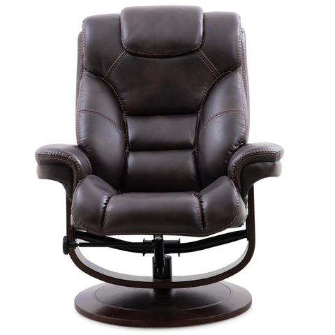 Monarch - Manual Reclining Swivel Chair and Ottoman - Premium Reclining Chair & Ottoman from Parker Living - Just $947.50! Shop now at brett interiors