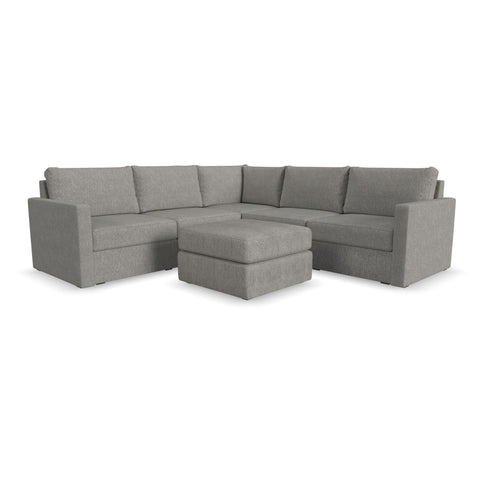 Flex - Sectional with Standard Arm and Ottoman - Premium 2 Piece Living Room Sets from Homestyles - Just $10997.50! Shop now at brett interiors