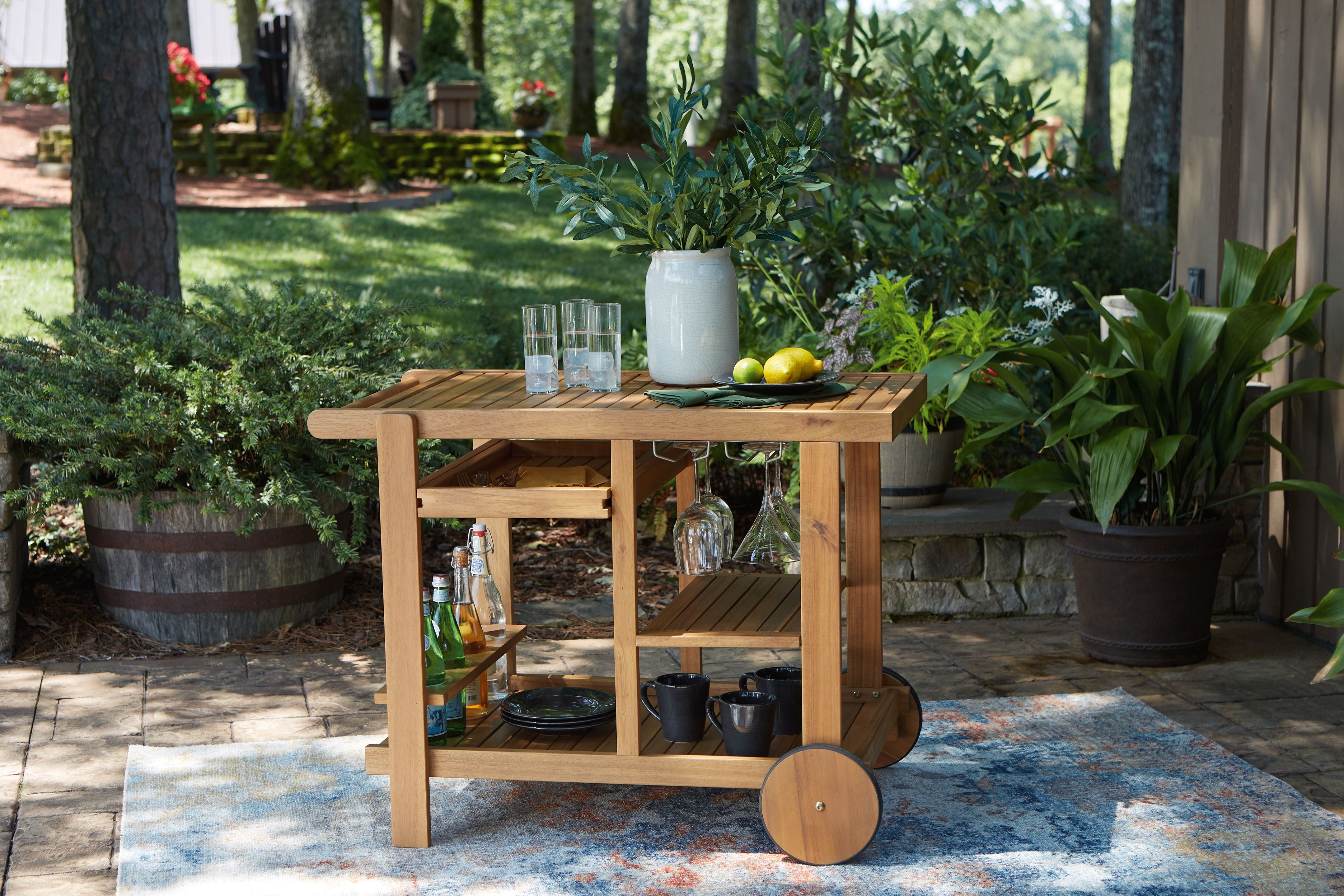 Kailani - Serving Cart - Premium Side Tables from Ashley Furniture - Just $225.23! Shop now at brett interiors