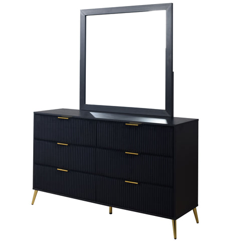 Kailani - 2 Piece Dresser & Mirror Set - Premium Dresser & Mirror from New Classic - Just $550! Shop now at brett interiors