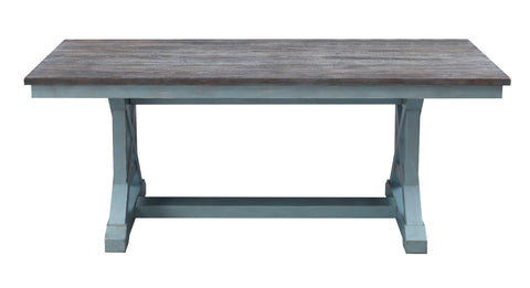 Bar Harbor - Hand Painted Table With Plank Style Top - Premium Dining Tables from Coast2Coast Home - Just $1402.50! Shop now at brett interiors