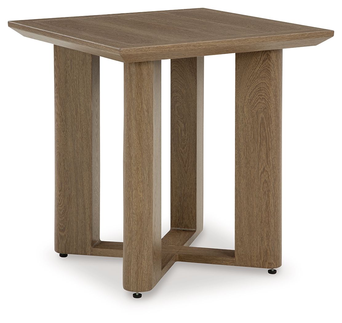 Serene Bay - Dark Brown - Square End Table - Premium End Tables from Signature Design by Ashley® - Just $460! Shop now at brett interiors