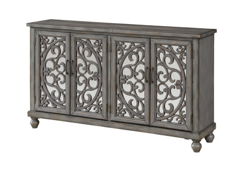 Jessica - Four Door Credenza - Hammond Gray Rub - Premium Credenzas from Coast2Coast Home - Just $3300! Shop now at brett interiors