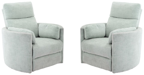 Radius - Power Swivel Glider Recliner (Set of 2) - Premium Chair Sets from Parker Living - Just $1745! Shop now at brett interiors