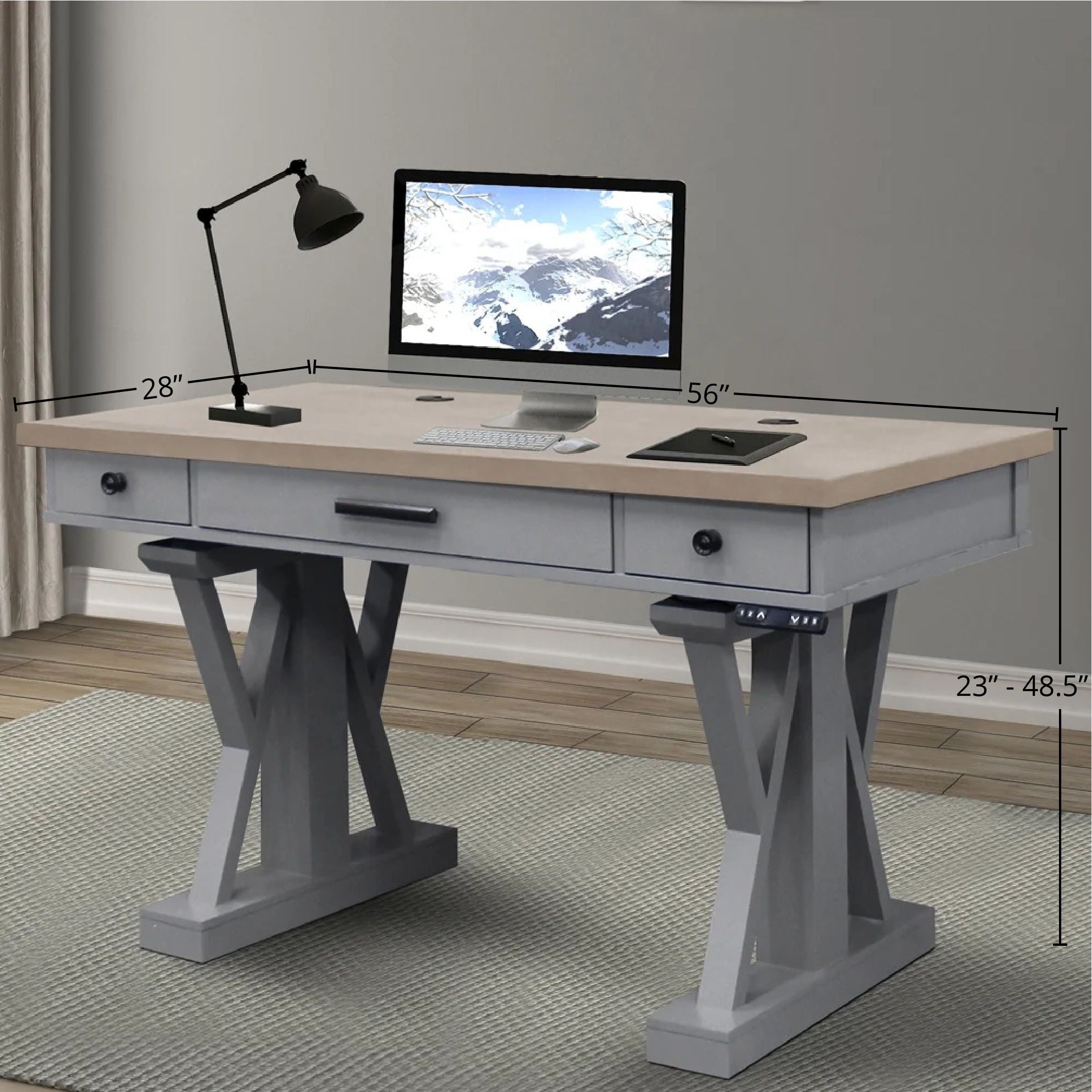 Americana Modern - Power Lift Desk - Premium Lift Top Desks from Parker House - Just $1647.50! Shop now at brett interiors