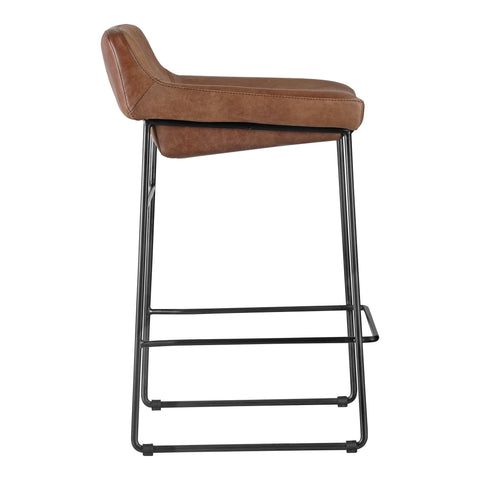 Starlet - Counter Stool Stool Open Road Leather (Set of 2) - Brown - Premium Stool Sets from Moe's Home Collection - Just $3372.50! Shop now at brett interiors