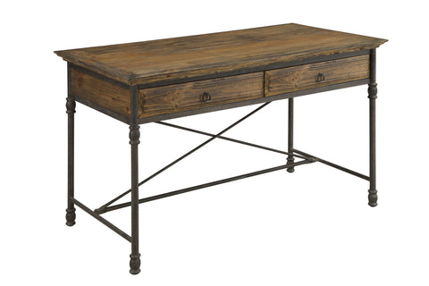 Corbin - Two Drawer Desk - Medium Brown - Premium Writing Desks from Coast2Coast Home - Just $2475! Shop now at brett interiors