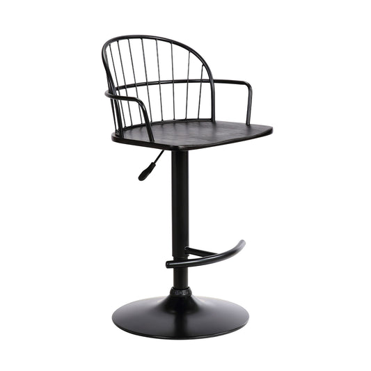 Edward - Adjustable Barstool - Premium Adjustable Height from Armen Living - Just $210! Shop now at brett interiors