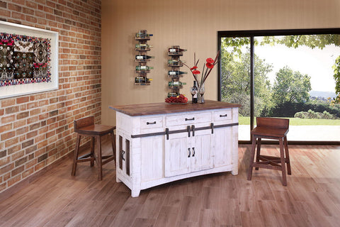 Pueblo - Kitchen Island - Premium Islands & Carts from International Furniture Direct - Just $1555! Shop now at brett interiors