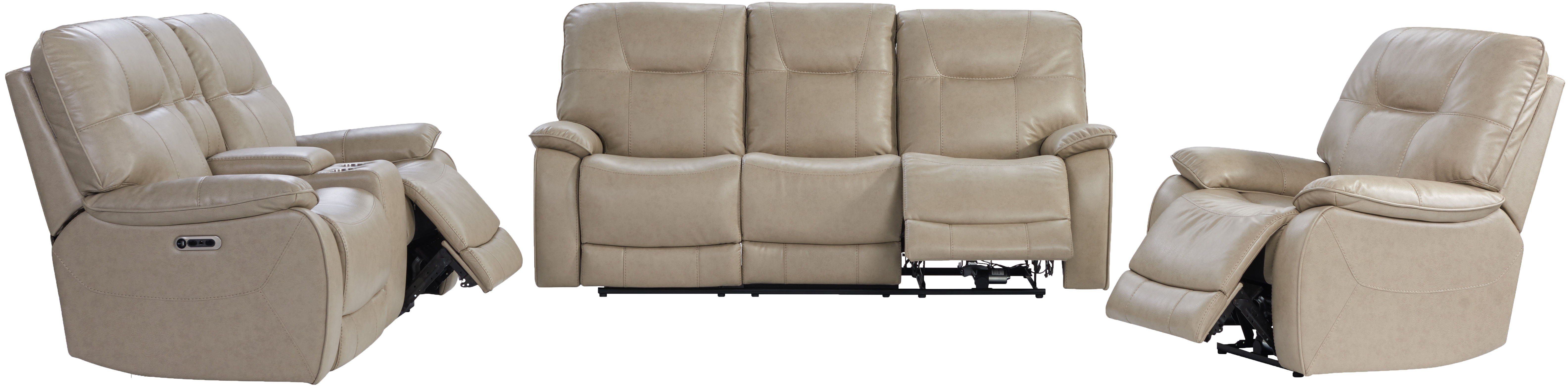 Axel - Power Reclining Sofa Loveseat And Recliner - Parchment - Premium 3 Piece Living Room Sets from Parker Living - Just $3942.50! Shop now at brett interiors