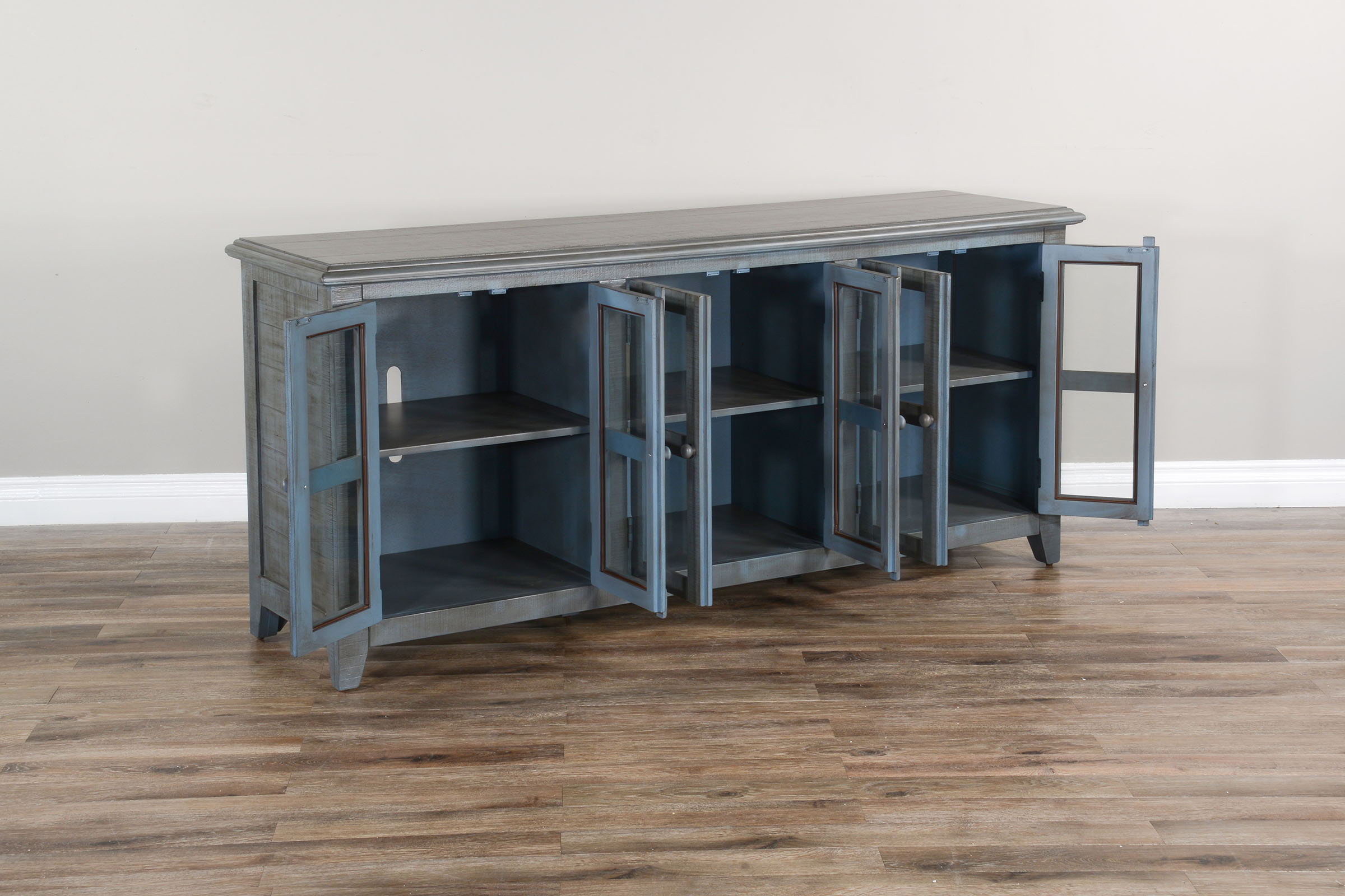 70" TV Console - Light Blue - Premium TV Stands from Sunny Designs - Just $1002! Shop now at brett interiors