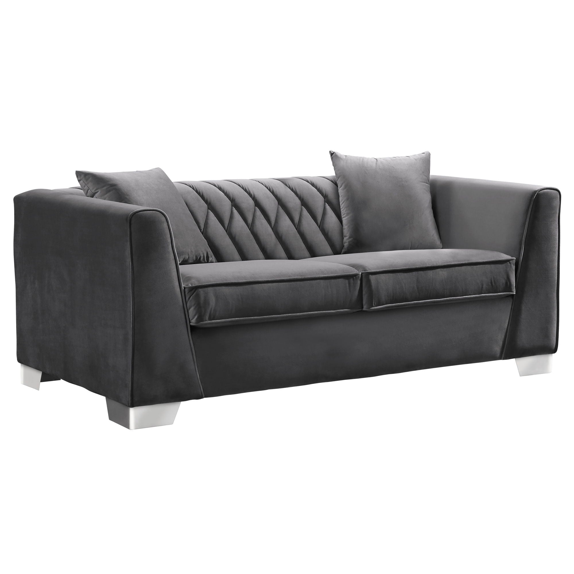 Cambridge - Contemporary Loveseat - Premium Stationary Loveseats from Armen Living - Just $1527.50! Shop now at brett interiors