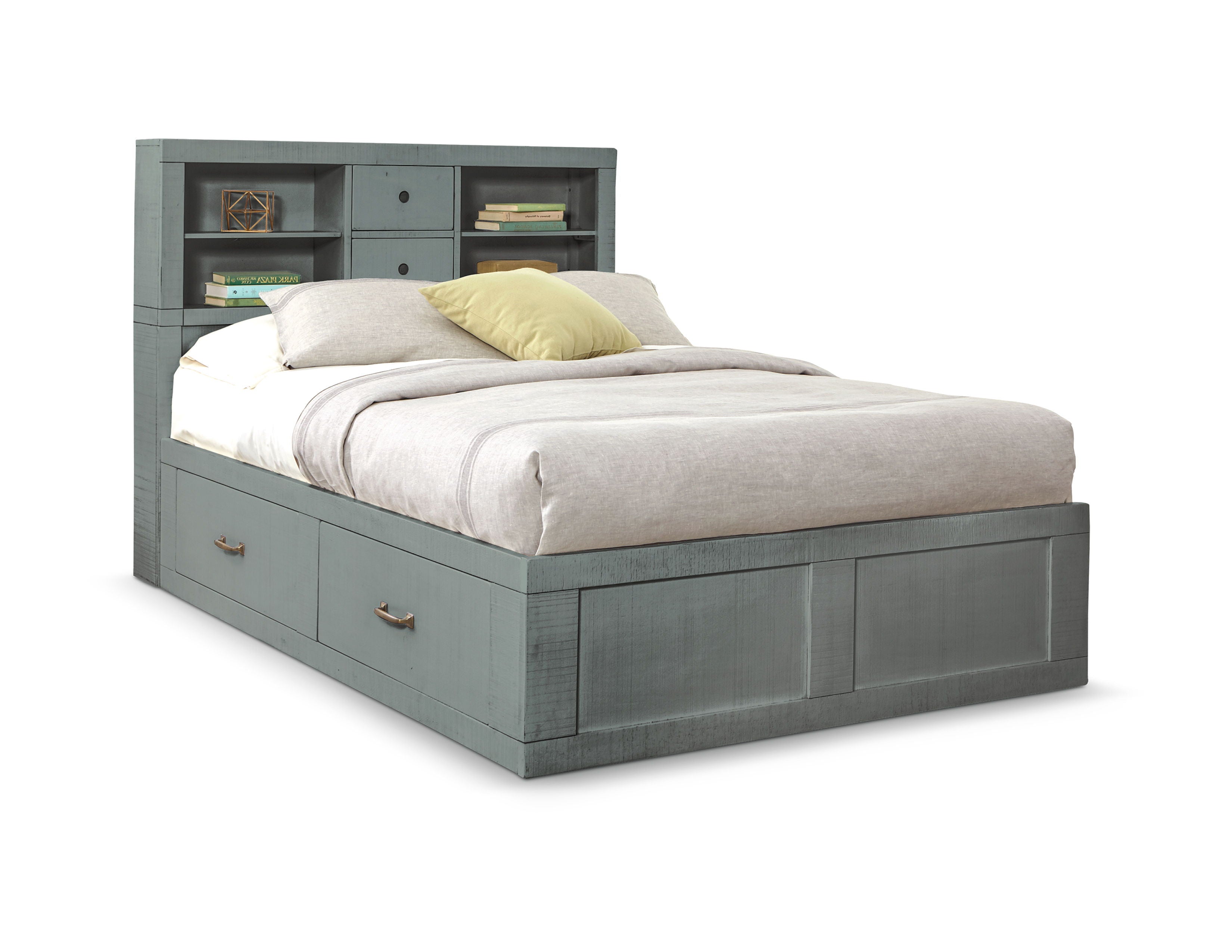 Ranch House - Captains Bookcase Storage Bed - Premium Storage Beds from Sunny Designs - Just $1422! Shop now at brett interiors