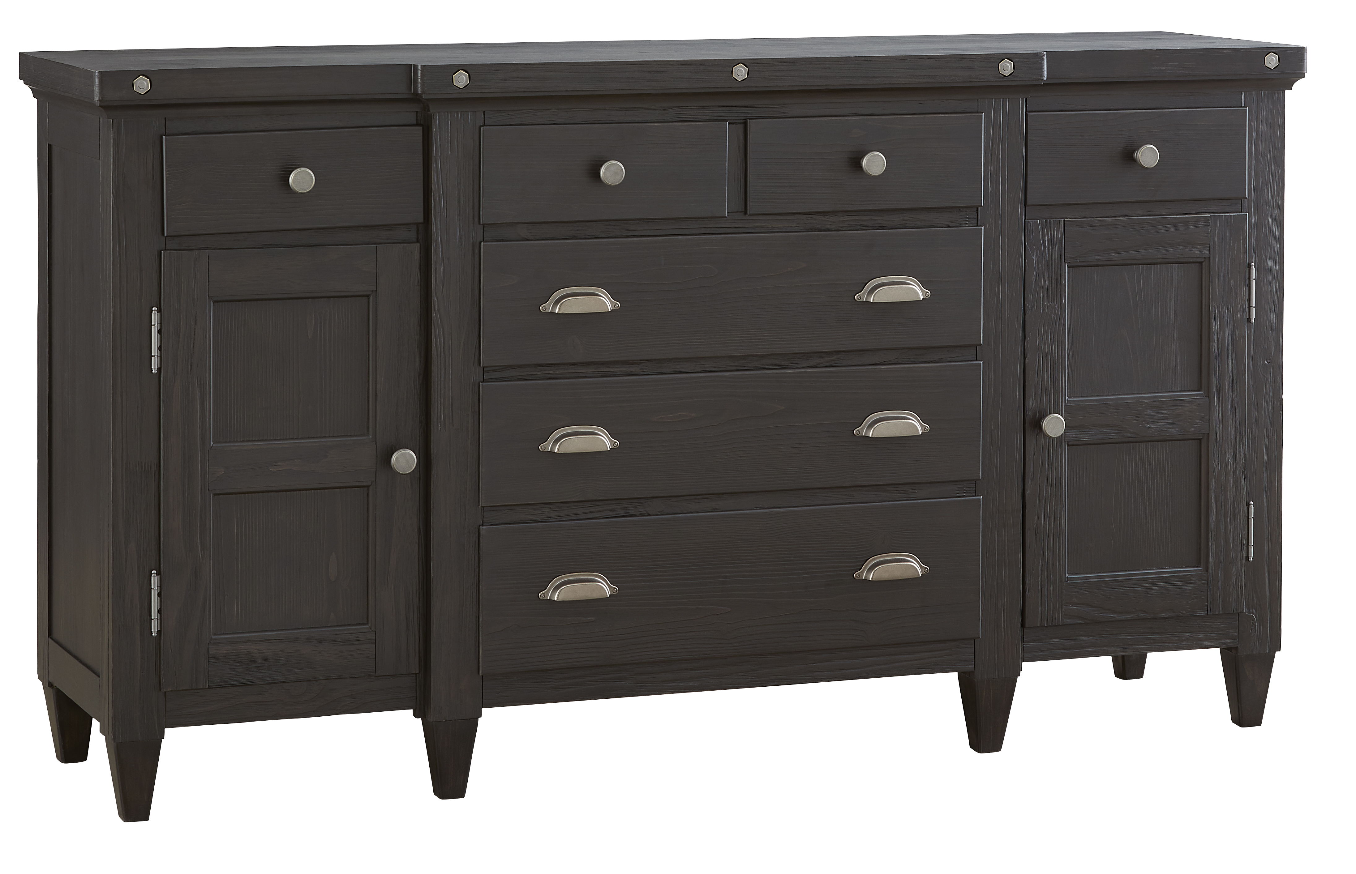 Sierra - Drawer Dresser - Obsidian - Premium Dressers from Magnussen Furniture - Just $1639! Shop now at brett interiors