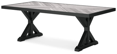 Beachcroft - Rect Dining Table W/Umb Opt - Premium Dining Tables from Ashley Furniture - Just $1949.08! Shop now at brett interiors