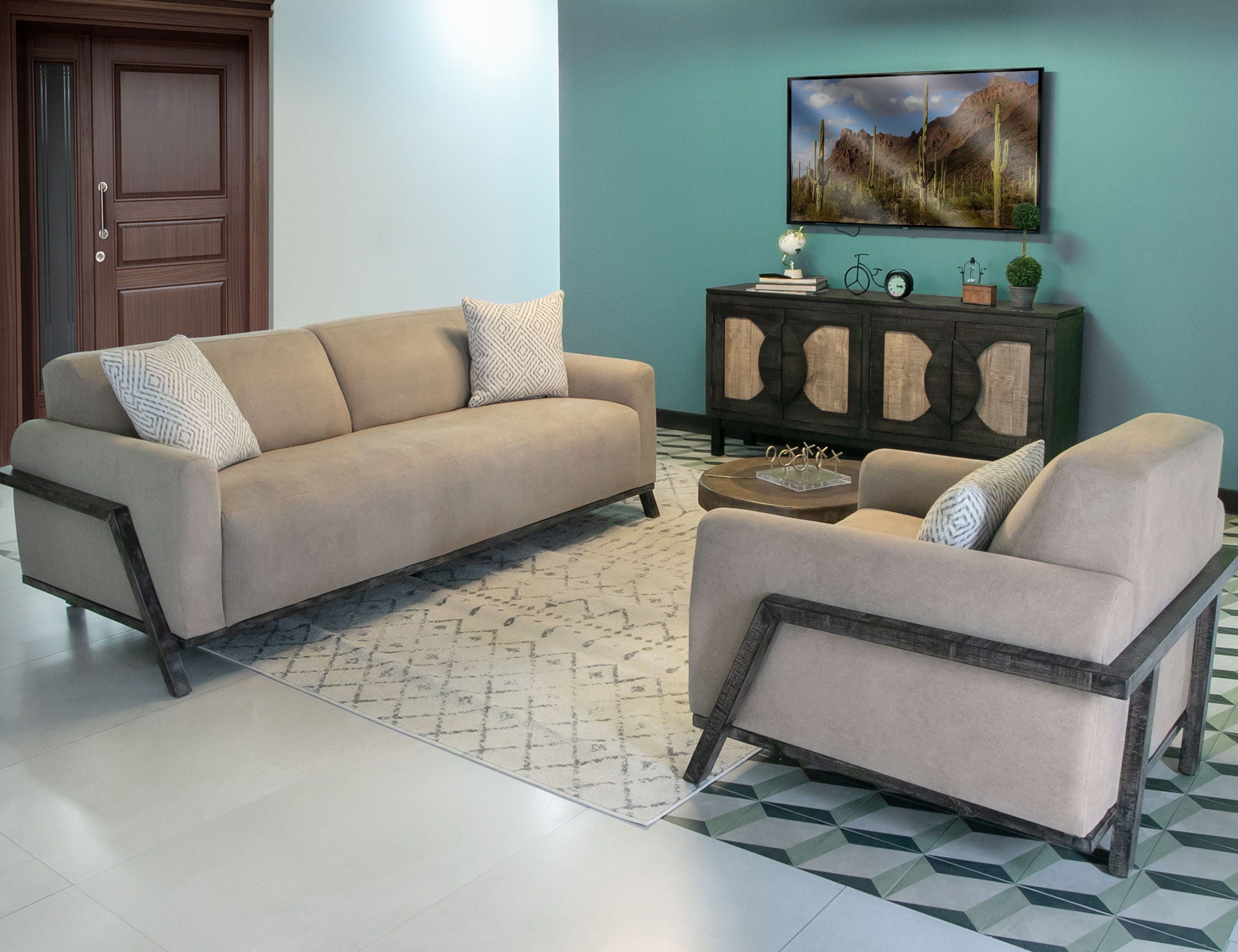 Fika - Loveseat - Premium Stationary Loveseats from International Furniture Direct - Just $1337.50! Shop now at brett interiors