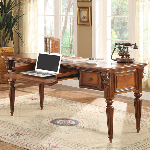 Huntington - Writing Desk - Antique Vintage Pecan - Premium Writing Desks from Parker House - Just $1125! Shop now at brett interiors