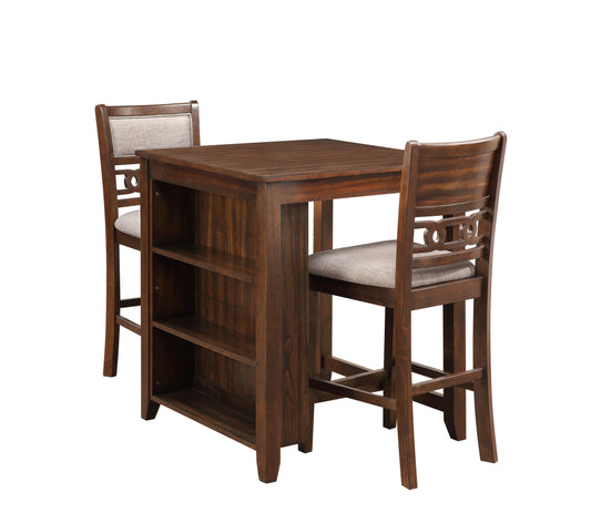 Gia - Counter Table Set - Premium 3 Piece Dining Room Sets from New Classic - Just $447.50! Shop now at brett interiors