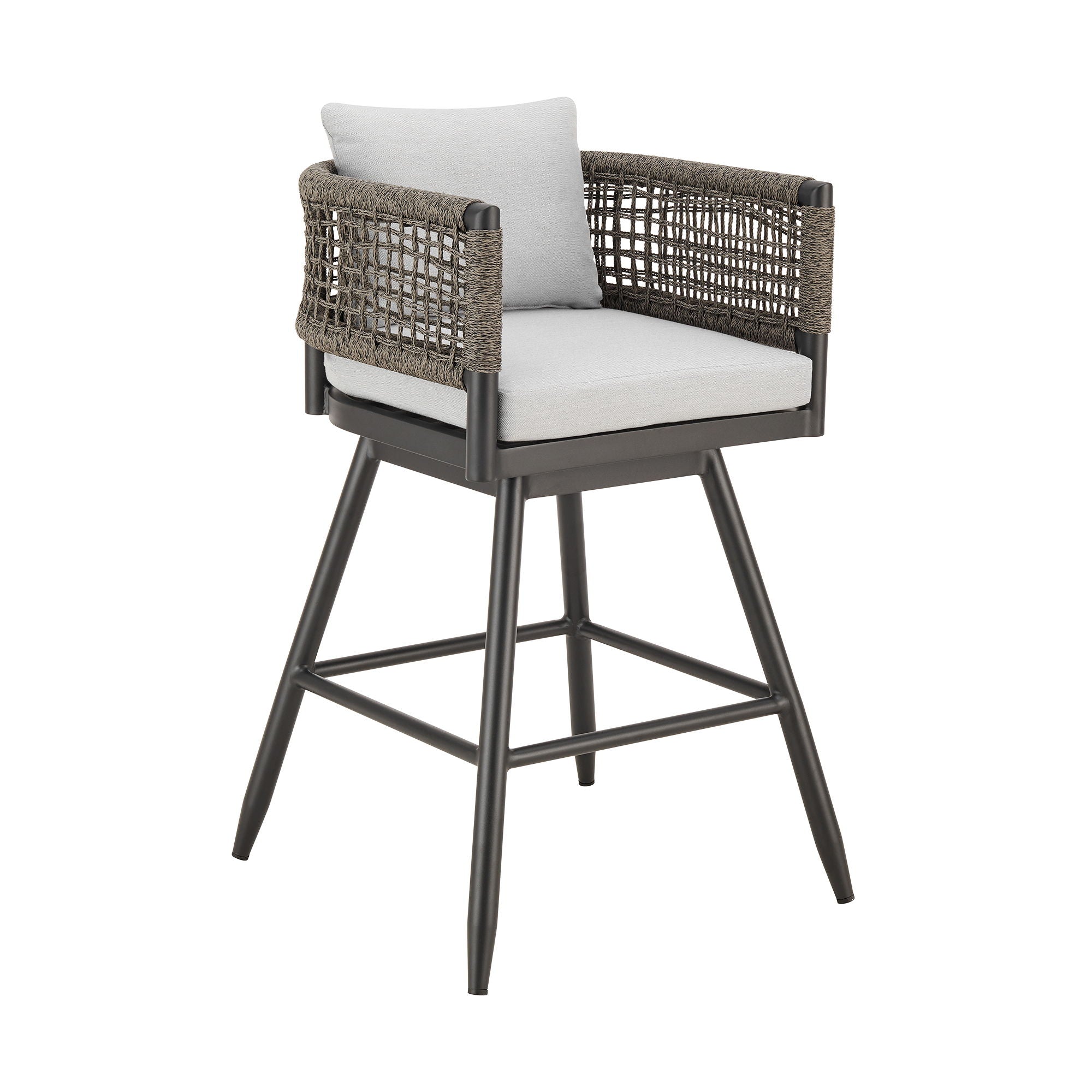 Alegria - Outdoor Patio Swivel Bar Stool - Premium Counter Height (24"-27") from Armen Living - Just $887.50! Shop now at brett interiors