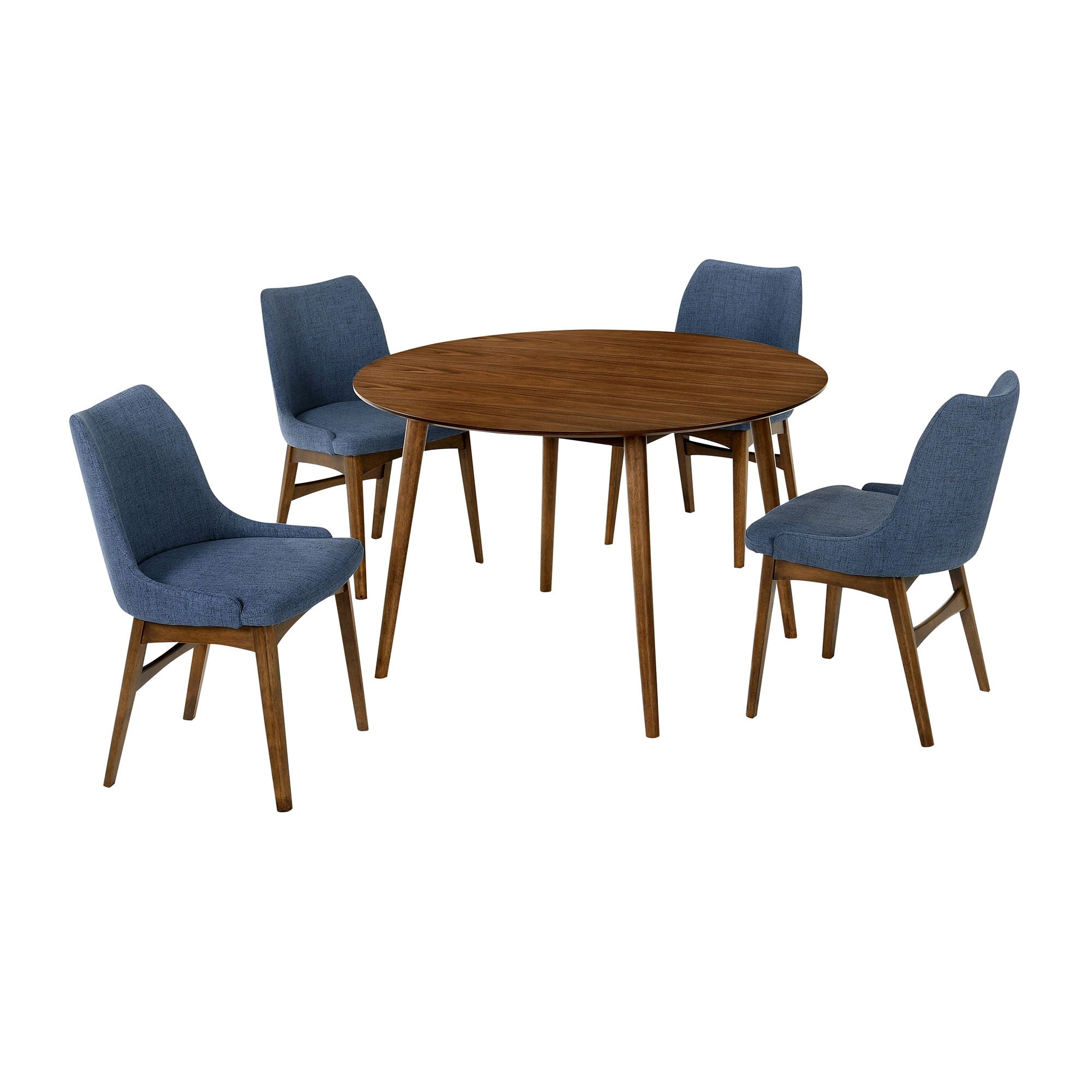 Arcadia - Round Dining Set - Premium 5 Piece Dining Room Sets from Armen Living - Just $1312.50! Shop now at brett interiors