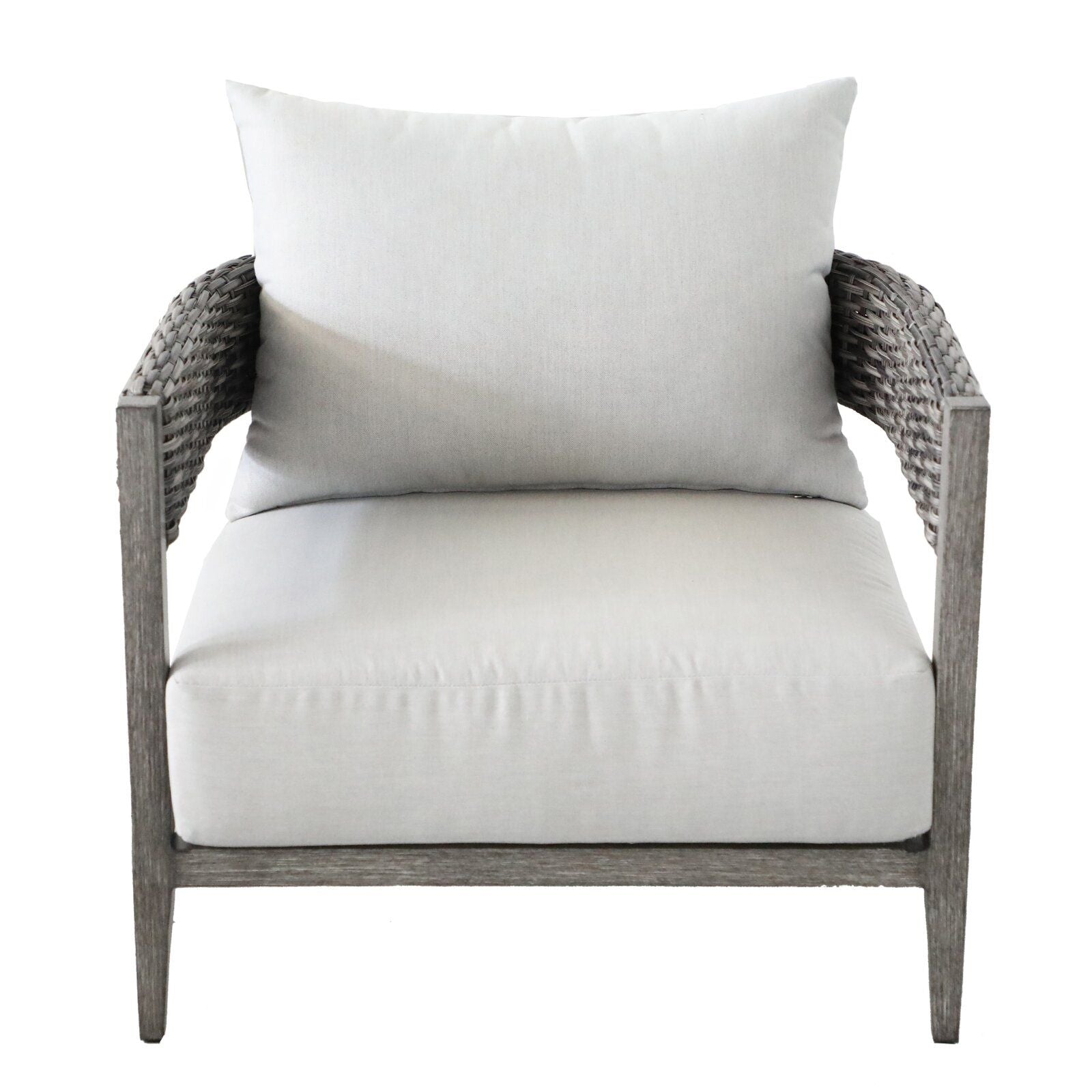 Wicker Club Chair (Set of 2) - Gray - Premium Chair Sets from Gather Craft - Just $1224! Shop now at brett interiors