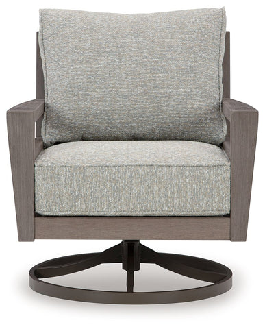 Hillside Barn - Gray / Brown - Swivel Lounge W/ Cushion - Premium Swivel Chairs from Signature Design by Ashley® - Just $1059.38! Shop now at brett interiors