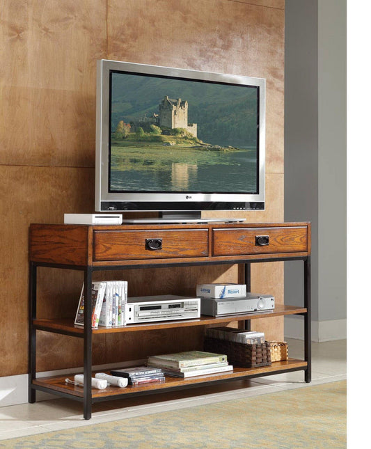 Modern Craftsman - Media Console - Brown, Light - 12.75" - Premium Console Tables from Homestyles - Just $1249.98! Shop now at brett interiors