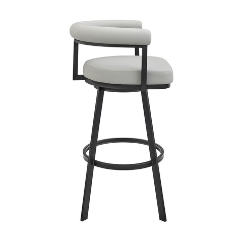 Magnolia - Swivel Stool - Black Metal - Premium Counter Height (24"-27") from Armen Living - Just $395! Shop now at brett interiors