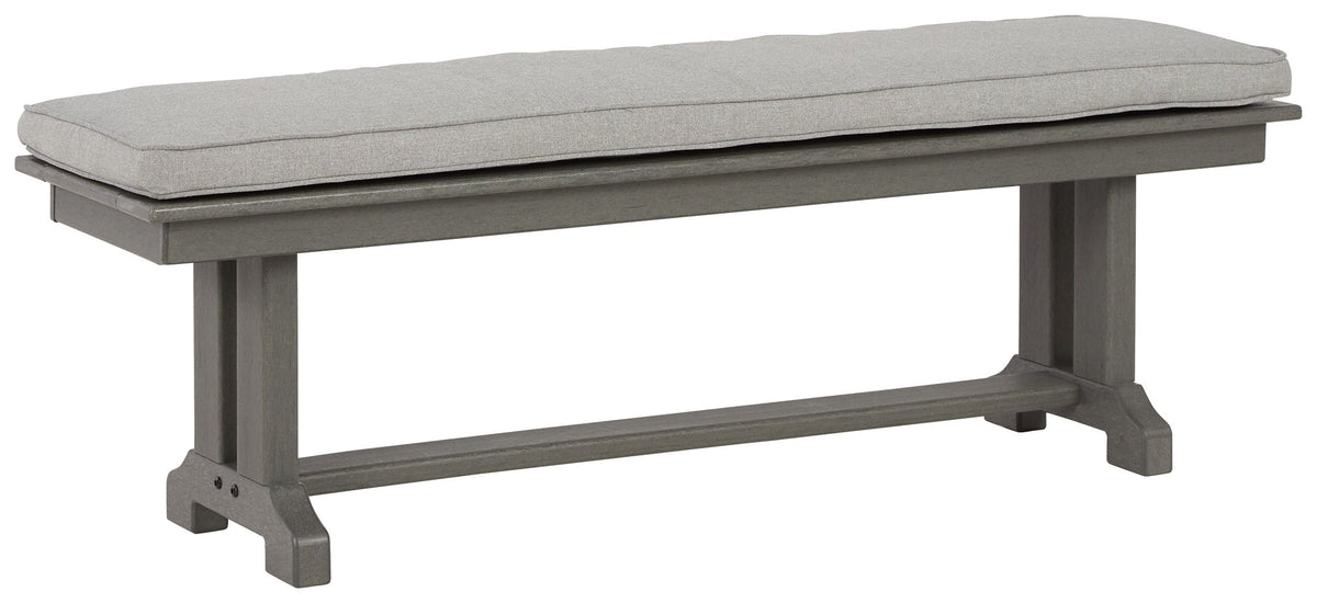 Visola - Gray - Bench With Cushion - Premium Benches from Signature Design by Ashley® - Just $519.75! Shop now at brett interiors