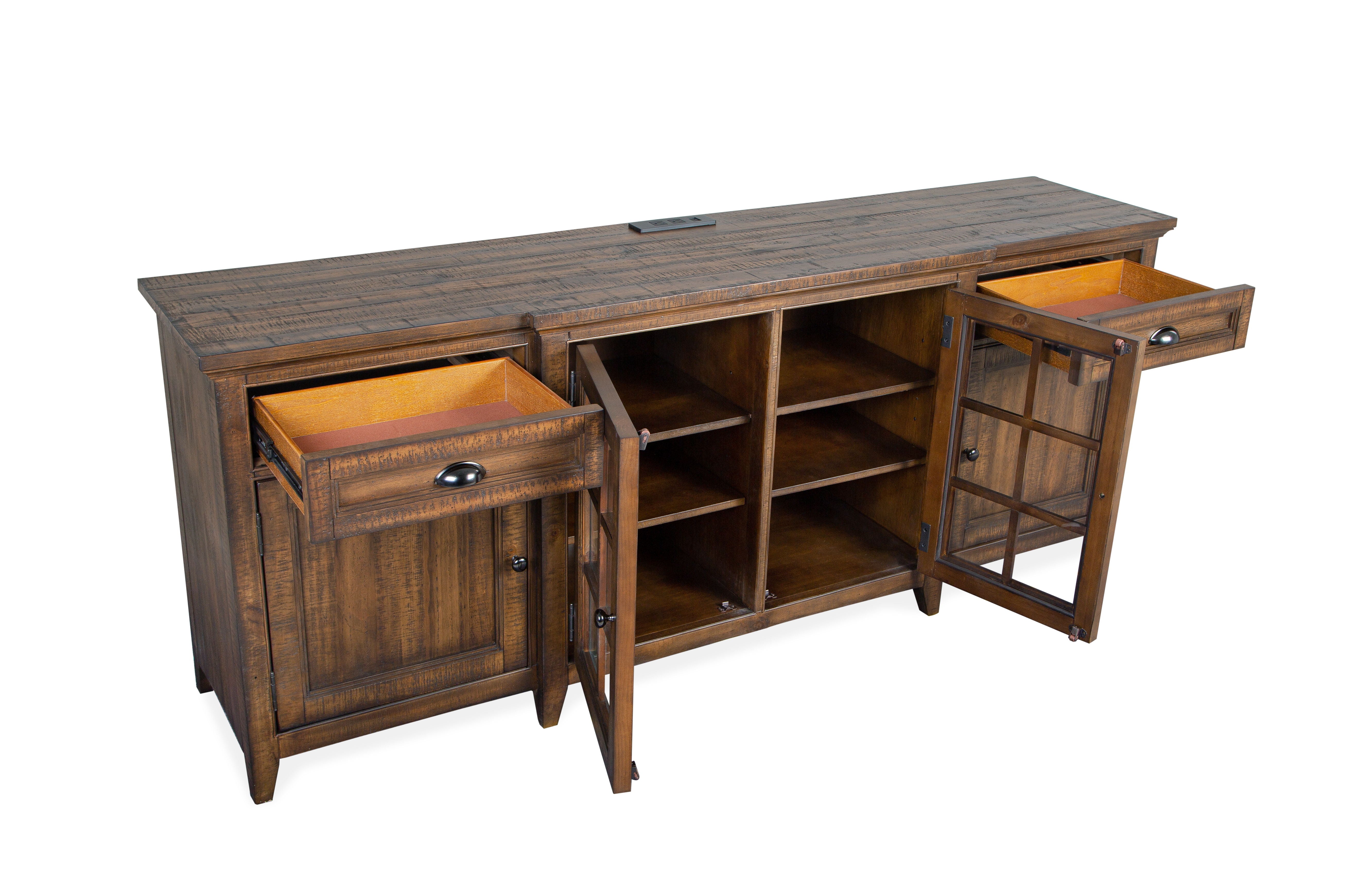 Bay Creek - Entertainment Console - Premium TV Stands from Magnussen Furniture - Just $1609! Shop now at brett interiors