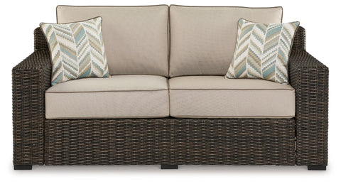 Coastline Bay - Brown - Loveseat W/Cushion - Premium Loveseats from Signature Design by Ashley® - Just $1371.25! Shop now at brett interiors