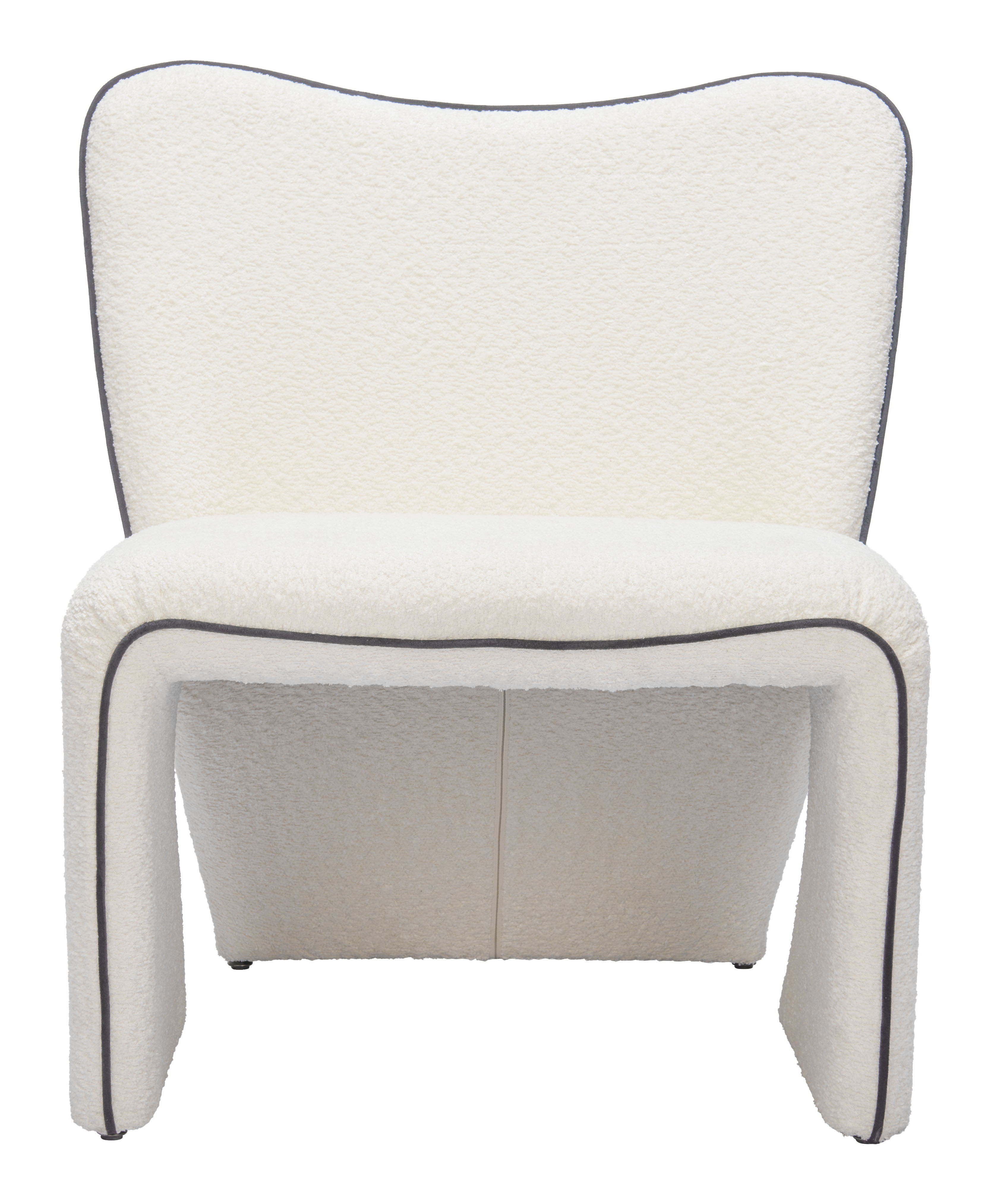 Novo - Accent Chair - Ivory - Premium Accent Chairs from Zuo Modern - Just $1225! Shop now at brett interiors